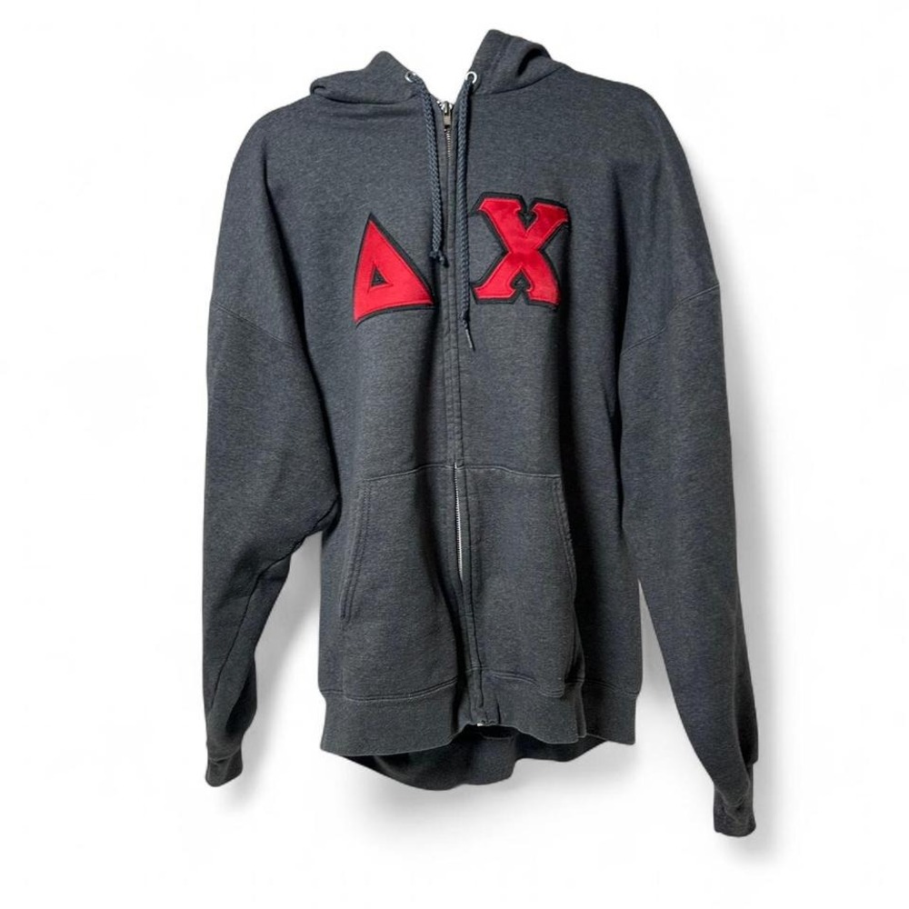 Greek Fraternity Sorority College Sweat Shirt Hoody XL Hanes